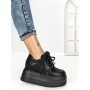 Pantofi Sport Dama cu Platforma 6520 BLACK | MEI