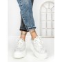 Pantofi Sport Dama cu Platforma 6520 WHITE | MEI