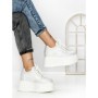 Pantofi Sport Dama cu Platforma 6520 WHITE | MEI