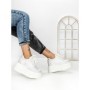 Pantofi Sport Dama cu Platforma 6520 WHITE | MEI