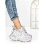 Pantofi Sport Dama cu Platforma 3605-13 GREY | MEI