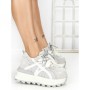 Pantofi Sport Dama din piele naturala 3651 GREY | PANTOFUL