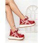 Pantofi Sport Dama din piele naturala 3651 RED | PANTOFUL