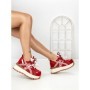 Pantofi Sport Dama din piele naturala 3651 RED | PANTOFUL
