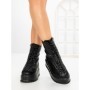 Ghete Dama cu Platforma 3AL77 BLACK | MEI