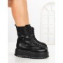 Ghete Dama cu Platforma 3AL77 BLACK | MEI