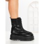 Ghete Dama cu Platforma 3AL77 BLACK | MEI