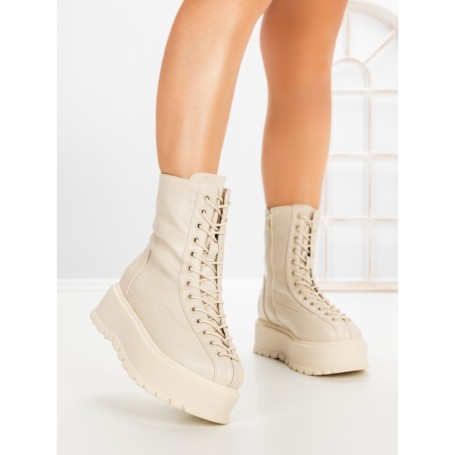 Ghete Dama cu Platforma 3AL77 BEIGE | MEI