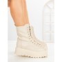 Ghete Dama cu Platforma 3AL77 BEIGE | MEI
