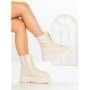 Ghete Dama cu Platforma 3AL77 BEIGE | MEI