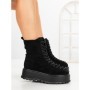 Ghete Dama cu Platforma 3AL77 BLACK | MEI