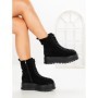 Ghete Dama cu Platforma 3AL77 BLACK | MEI