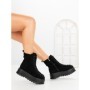 Ghete Dama cu Platforma 3AL77 BLACK | MEI