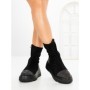 Ghete Dama cu Platforma 5AH66 BLACK-GUNCOLOR | MEI