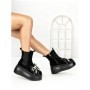 Ghete Dama cu Platforma 56WL9 BLACK | MEI