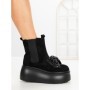 Ghete Dama cu Platforma 56WL10 BLACK | MEI