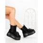 Ghete Dama cu Platforma 56WL10 BLACK | MEI