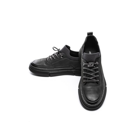 Pantofi Casual Barbati din piele naturala F695 GREY | ADVANCER