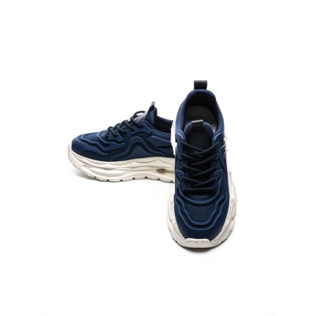 Pantofi Sport Barbati din piele naturala 5372 BLUE | ADVANCER