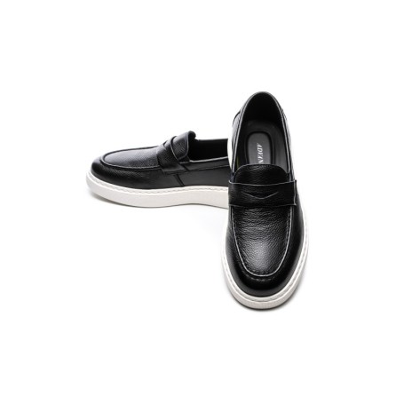 Pantofi Casual Barbati din piele naturala 5390 BLACK | ADVANCER