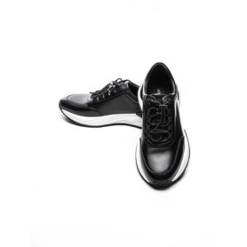 Pantofi Sport Barbati din piele naturala L2412 BLACK | ADVANCER