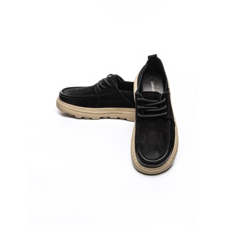 Mocasini Barbati din piele naturala 6801 BLACK | ADVANCER