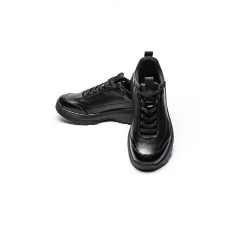 Pantofi Sport Barbati din piele naturala 6700 BLACK | ADVANCER