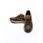 Pantofi Sport Barbati din piele naturala 1010-2 COFFEE-ORANGE | ADVANCER