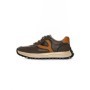 Pantofi Sport Barbati din piele naturala 1010-2 COFFEE-ORANGE | ADVANCER