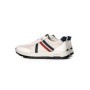 Pantofi Sport Barbati din piele naturala 21835 WHITE-BLUE | ADVANCER