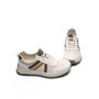 Pantofi Sport Barbati din piele naturala 21835 WHITE-BROWN | ADVANCER