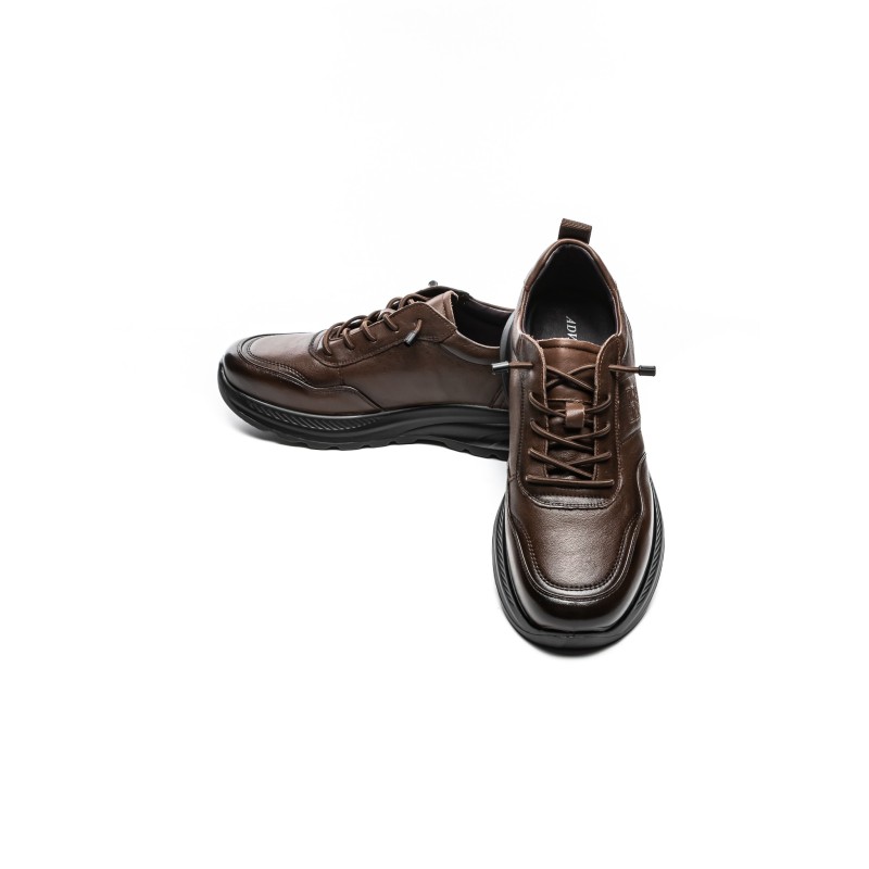 Pantofi Sport Barbati din piele naturala 82080 BROWN | ADVANCER