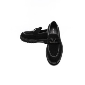 Mocasini Barbati din piele naturala 5NXE69 BLACK | PANTOFUL