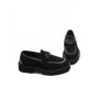 Mocasini Barbati din piele naturala 5NXE69 BLACK | PANTOFUL