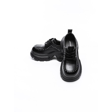 Pantofi Casual Dama din piele naturala 3219 BLACK | ADVANCER