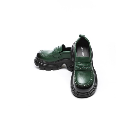 Pantofi Casual Dama din piele naturala 3215 GREEN | ADVANCER