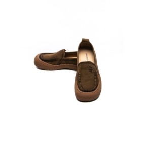 Pantofi Casual Dama din piele naturala 6705 KHAKI | ADVANCER