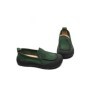 Pantofi Casual Dama din piele naturala 6705 GREEN | ADVANCER