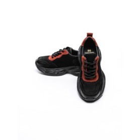 Pantofi Sport Dama din piele naturala 10787 BLACK | FRANCO GERARDO