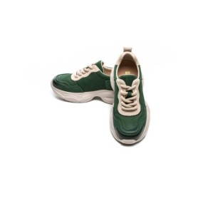 Pantofi Sport Dama din piele naturala 10787 GREEN | FRANCO GERARDO