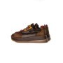 Pantofi Sport Dama din piele naturala A006-1 BROWN-RED | ADVANCER