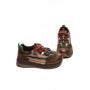 Pantofi Sport Dama din piele naturala A006-1 BROWN-GREEN | ADVANCER