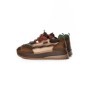 Pantofi Sport Dama din piele naturala A006-1 BROWN-GREEN | ADVANCER