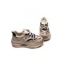 Pantofi Sport Dama din piele naturala 8003 APRICOT-BLACK | FRANCO GERARDO