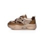 Pantofi Sport Dama din piele naturala 8003 APRICOT-COFFEE | FRANCO GERARDO