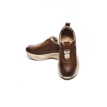 Pantofi Sport Dama din piele naturala 87832-1 BROWN | FRANCO GERARDO