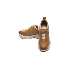 Pantofi Sport Dama din piele naturala 87832-1 YELLOW | FRANCO GERARDO