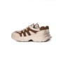 Pantofi Sport Dama din piele naturala 8895-2 CREAM-BROWN | ADVANCER
