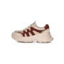 Pantofi Sport Dama din piele naturala 8895-2 CREAM-RED | ADVANCER