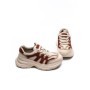 Pantofi Sport Dama din piele naturala 8895-2 CREAM-RED | ADVANCER